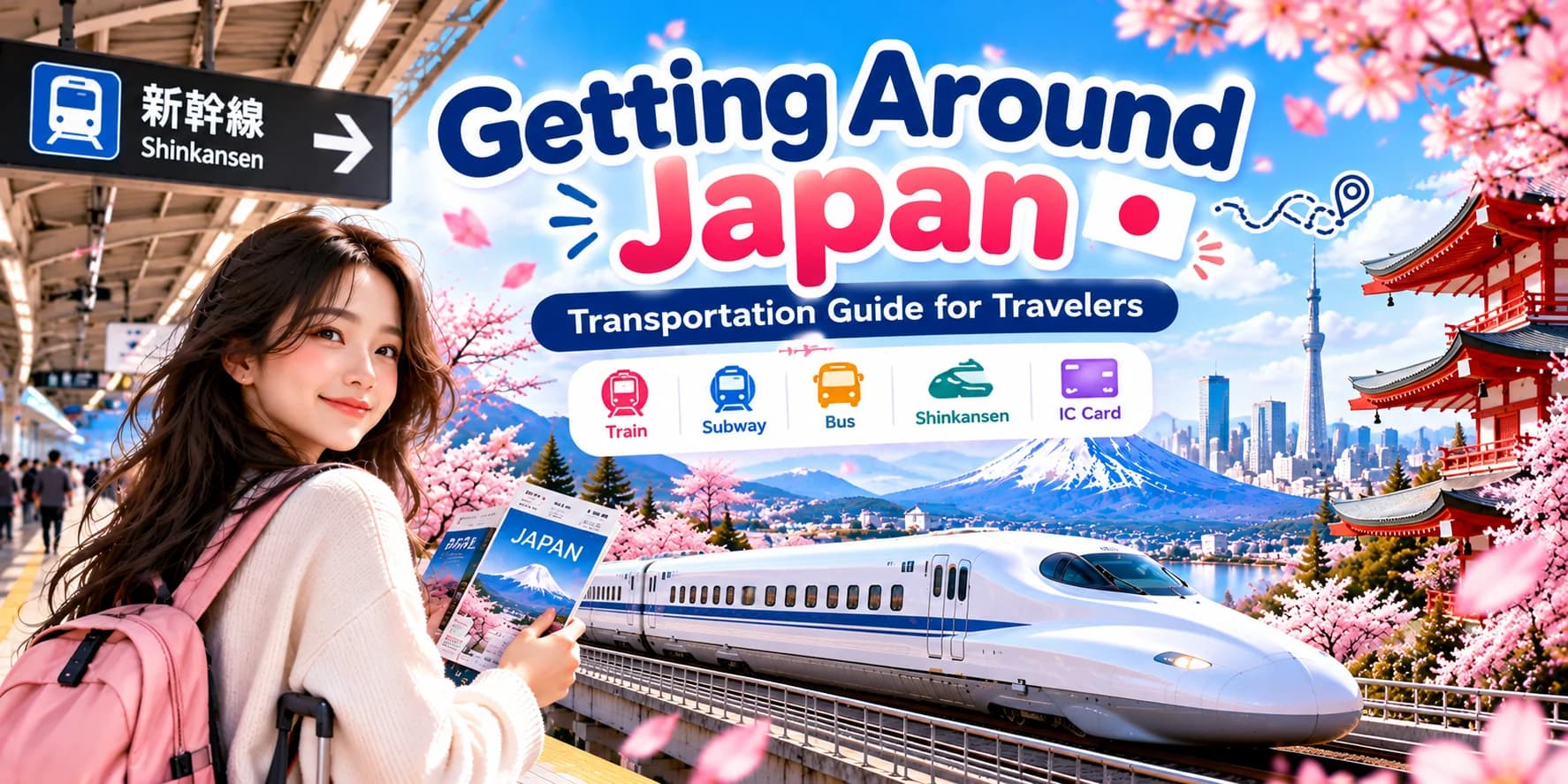 Getting Around Japan | Trains, Shinkansen & IC Cards | Yahweh Booking