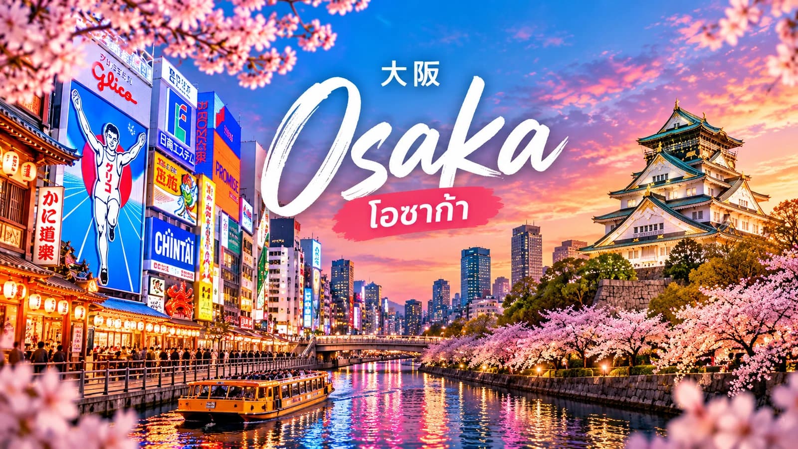 เที่ยวโอซาก้า (Osaka) | ที่เที่ยว อาหาร และแผนเที่ยว 3 วัน | Yahweh Booking